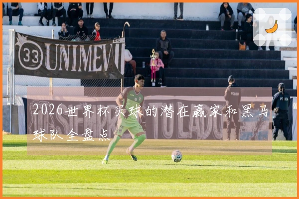 2026世界杯买球的潜在赢家和黑马球队全盘点